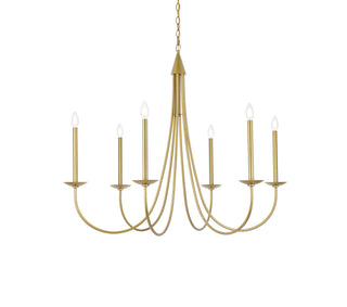 Cohen 42 inch pendant in brass