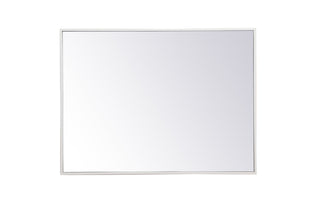 Metal frame rectangle mirror 24x 32 inch  in White