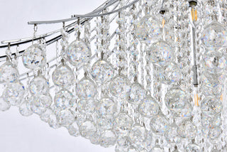 Toureg 20 light Chrome Chandelier Clear Royal Cut Crystal