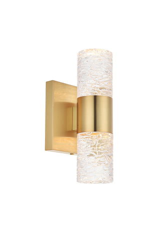 Vega 2 light Gold LED Wall Sconce