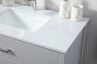 36 Inch SIngle Bathroom Vanity In Grey