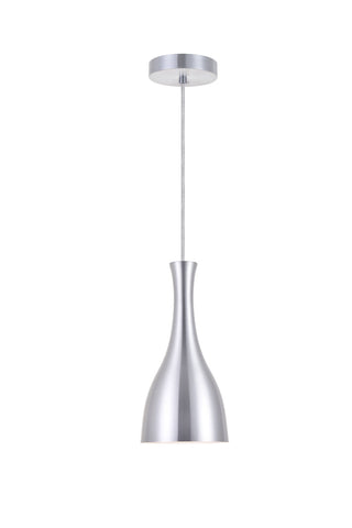 Aiken 1 Light Burnished Nickel Pendant