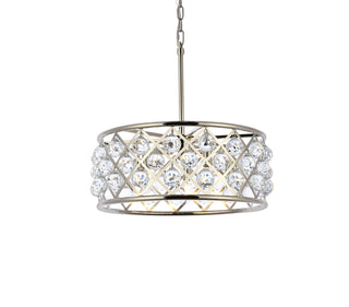 Madison 5 light polished Nickel Chandelier Clear Royal Cut Crystal