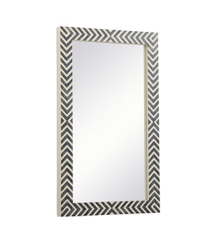 Rectangle mirror 28 inch in Chevron