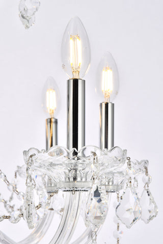 Verona 25 light Chrome Chandelier Clear Royal Cut Crystal