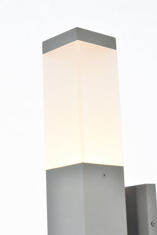 Raine Integrated LED wall sconce  in silver