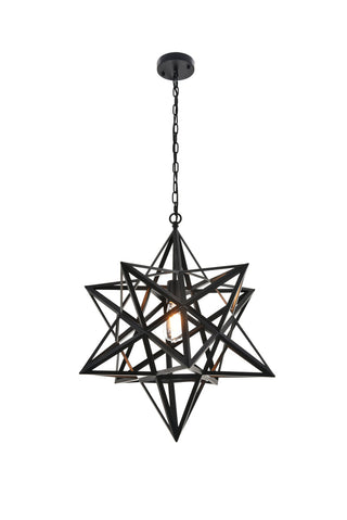 Nocturne 1 light black Pendant