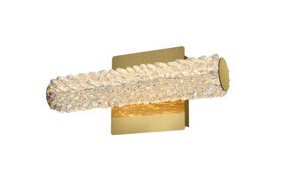 Bowen 12 inch Adjustable LED Wall Sconce in Satin Gold