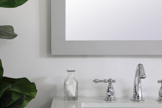 Aqua rectangle vanity mirror 60 inch in Grey