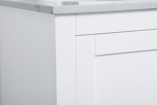 18 inch Single Bathroom Vanity in White