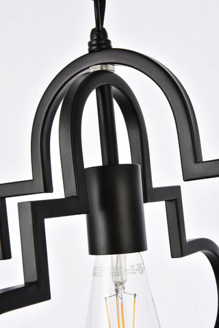 Sandara 1 light pendant in black