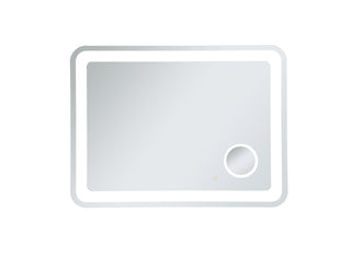 Lux 30in x 40in Hardwired LED mirror with magnifier and color changing temperature 3000K/4200K/6000K