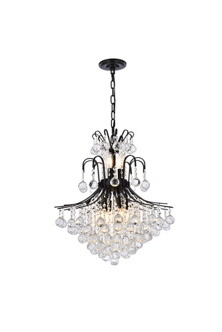 Toureg 22 inch black chandelier