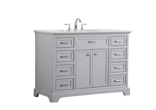 48 In. Single Bathroom Vanity Set In Light Grey