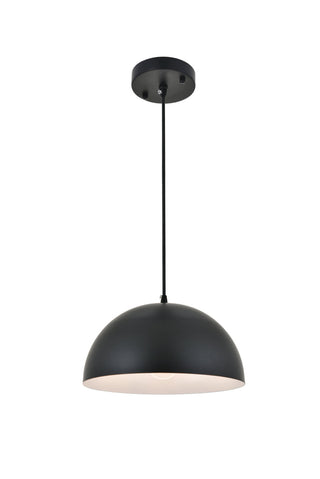 Forte 1 light black Pendant