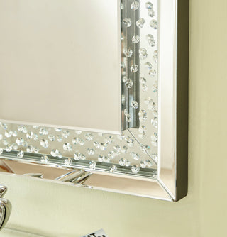 Sparkle 31 in. Contemporary Rectangle Mirror in Clear