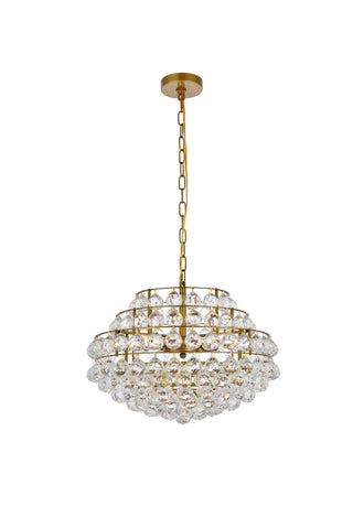 Savannah 20 inch pendant in brass