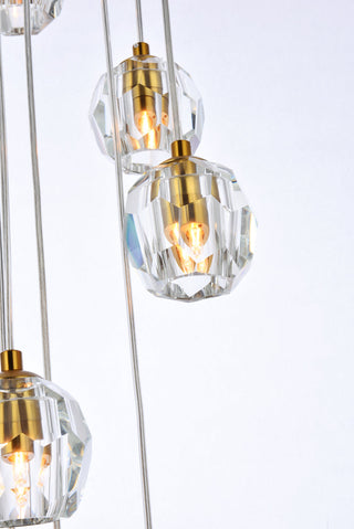 Eren 18 lights Gold pendant