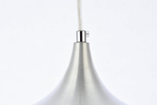 Nora 1 Light Burnished nickel plug-in pendant