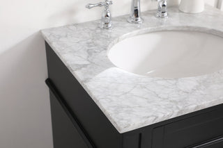 24 inch Single bathroom vanity in Black