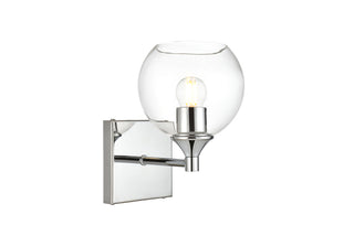 Foster 1 light Chrome and Clear Bath Sconce