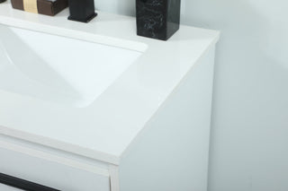 24 inch Single bathroom vanity in white