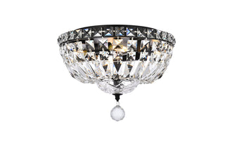 Tranquil 12 inch black flush mount