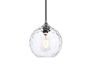 Cashel 8 inch chrome pendant