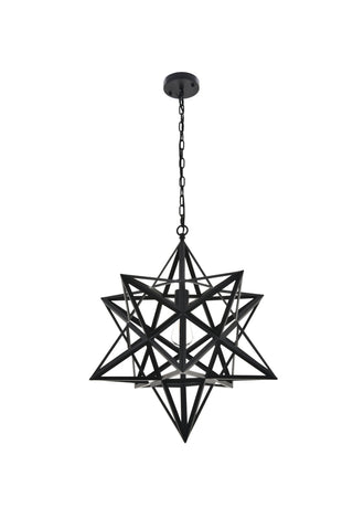 Nocturne 1 light black Pendant