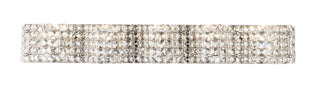 Ollie 5 light Chrome and Clear Crystals wall sconce