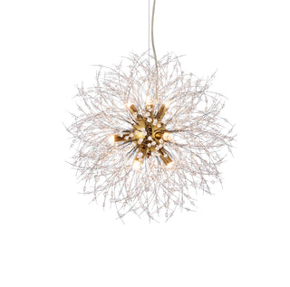 Solace 9 lights Gold pendant