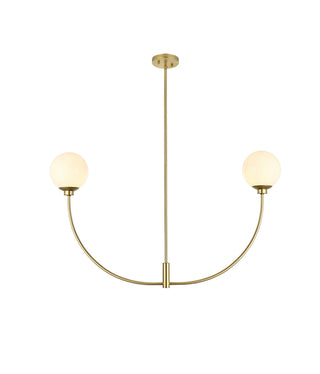 Nyomi 42 inch chandelier in Brass