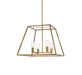 Declan 24 inch pendant in brass