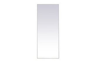 Metal frame rectangle mirror 24 inch x 60 inch in White