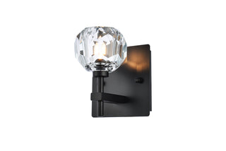 Graham 1 Light Wall Sconce in Black