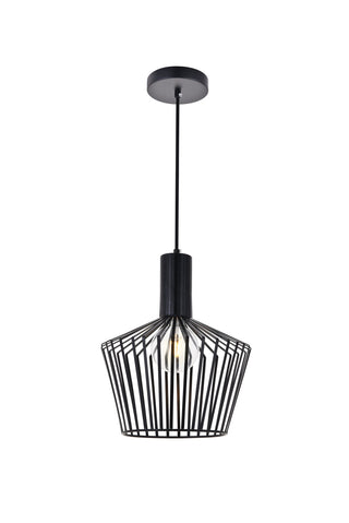 Ronnie 1 Light Black Pendant