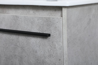 30 inch  Single Bathroom Vanity in Concrete Grey