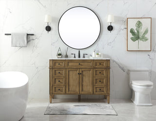 48 inch Single bathroom vanity in driftwood