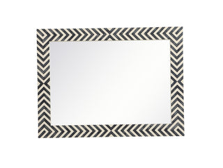 Rectangle mirror 24 inch in Chevron