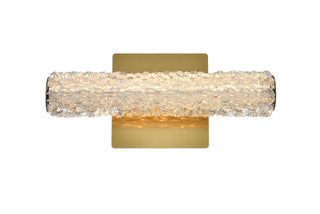 Bowen 12 inch Adjustable LED Wall Sconce in Satin Gold