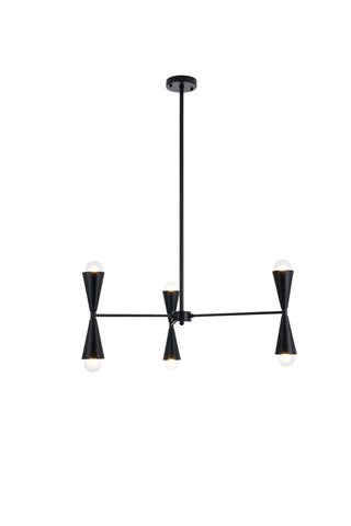 Cade 34 inch pendant in black