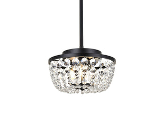 Gianna 10 inch pendant in black