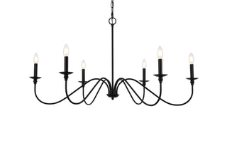 Rohan 42 inch chandelier in matte black