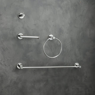 Freya 4-Piece Bathroom Hardware Set in Chrome