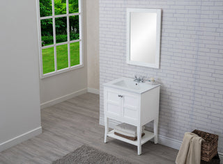 2 Doors Cabinet 24 In. X 18 In. X 34 In. In White