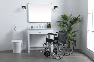 36 Inch ADA Compliant Bathroom Vanity In White