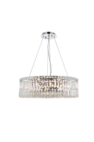 Maxime 12 light Chrome Chandelier Clear Royal Cut Crystal