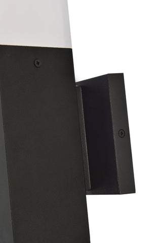 Raine Integrated LED wall sconce  in black