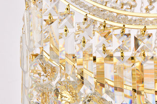 Corona 24 light Gold Chandelier Clear Royal Cut Crystal