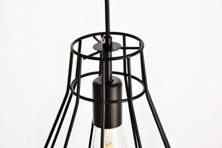 Jago Collection Pendant D9.1 H12.3 Lt:1 Black Finish